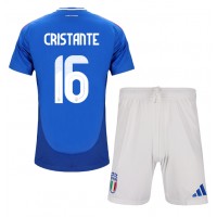 Italien Bryan Cristante #16 Fußballbekleidung Heimtrikot Kinder EM 2024 Kurzarm (+ kurze hosen)